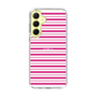 スリムプロテクションケース［ Small Border - Pink ］