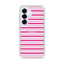 スリムプロテクションケース［ Small Border - Pink ］