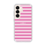 スリムプロテクションケース［ Small Border - Pink ］