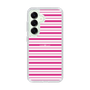 スリムプロテクションケース［ Small Border - Pink ］