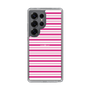 スリムプロテクションケース［ Small Border - Pink ］