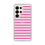 スリムプロテクションケース［ Small Border - Pink ］