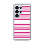 スリムプロテクションケース［ Small Border - Pink ］