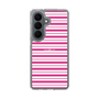 スリムプロテクションケース［ Small Border - Pink ］