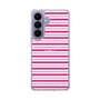 スリムプロテクションケース［ Small Border - Pink ］