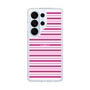 スリムプロテクションケース［ Small Border - Pink ］