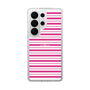 スリムプロテクションケース［ Small Border - Pink ］