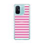 スリムプロテクションケース［ Small Border - Pink ］