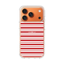 スリムプロテクションケース［ Small Border - Red ］