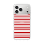 スリムプロテクションケース［ Small Border - Red ］