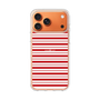 スリムプロテクションケース［ Small Border - Red ］