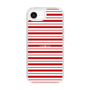 スリムプロテクションケース［ Small Border - Red ］