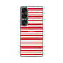 スリムプロテクションケース［ Small Border - Red ］