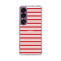 スリムプロテクションケース［ Small Border - Red ］