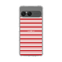 スリムプロテクションケース［ Small Border - Red ］