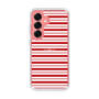 スリムプロテクションケース［ Small Border - Red ］