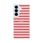 スリムプロテクションケース［ Small Border - Red ］