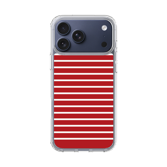 スリムプロテクションケース［ Middle Border - Red ］