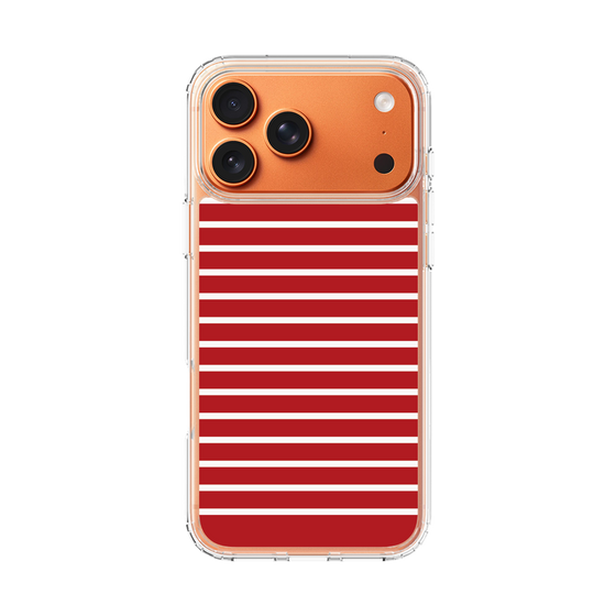 スリムプロテクションケース［ Middle Border - Red ］