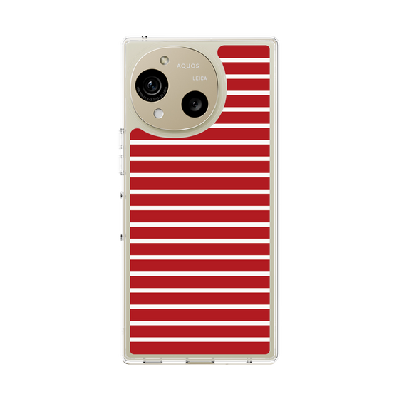 スリムプロテクションケース［ Middle Border - Red ］