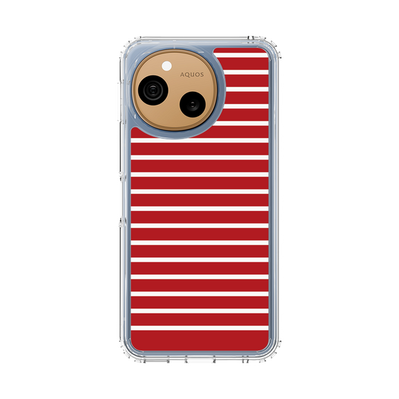 スリムプロテクションケース［ Middle Border - Red ］