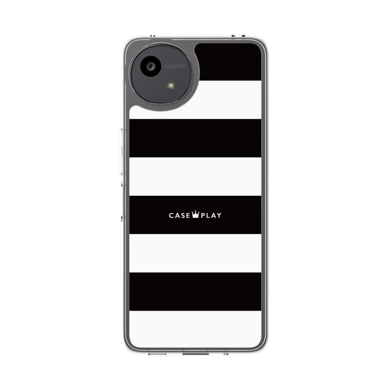 スリムプロテクションケース［ Big Border - Black ］
