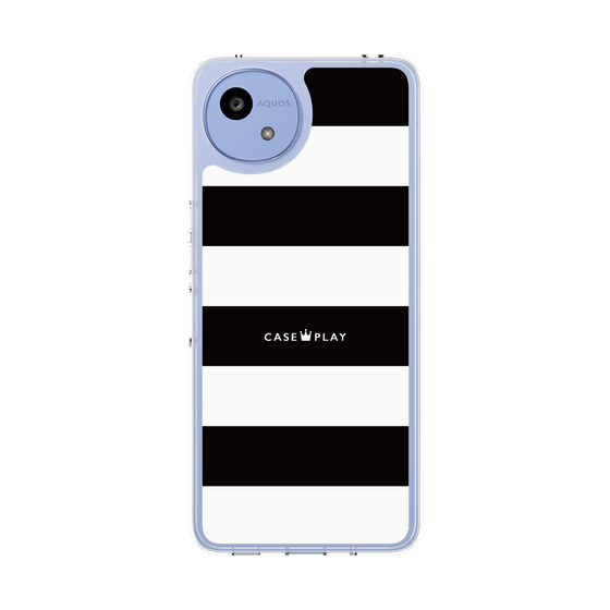 スリムプロテクションケース［ Big Border - Black ］