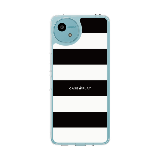スリムプロテクションケース［ Big Border - Black ］