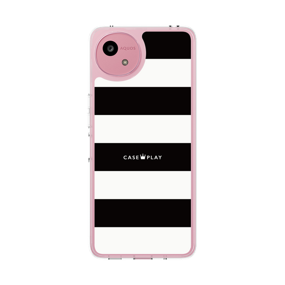 スリムプロテクションケース［ Big Border - Black ］