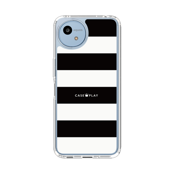 スリムプロテクションケース［ Big Border - Black ］