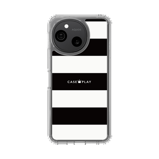 スリムプロテクションケース［ Big Border - Black ］