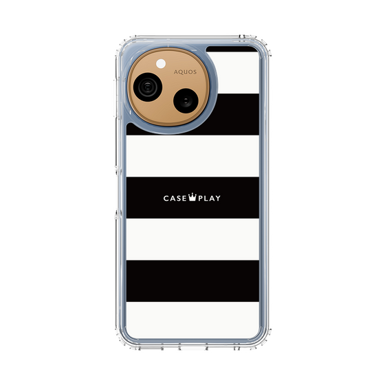 スリムプロテクションケース［ Big Border - Black ］