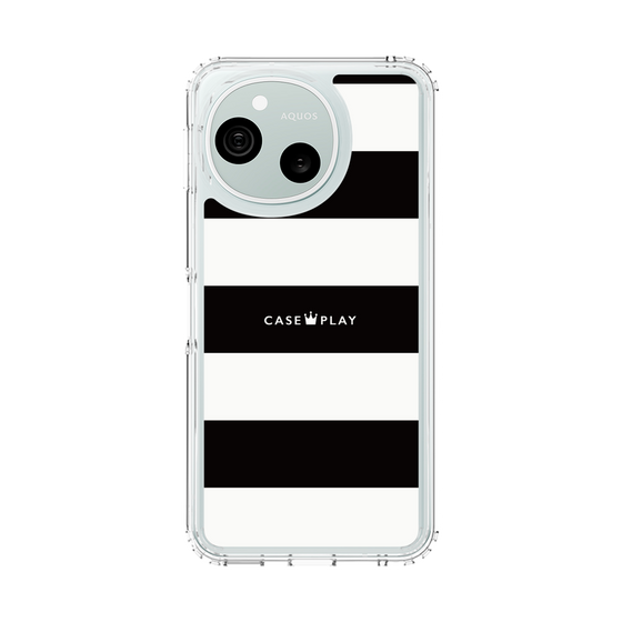 スリムプロテクションケース［ Big Border - Black ］