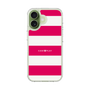 スリムプロテクションケース［ Big Border - Pink ］