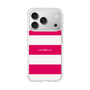 スリムプロテクションケース［ Big Border - Pink ］