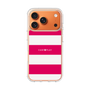 スリムプロテクションケース［ Big Border - Pink ］