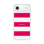 スリムプロテクションケース［ Big Border - Pink ］