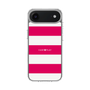スリムプロテクションケース［ Big Border - Pink ］