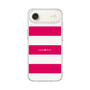 スリムプロテクションケース［ Big Border - Pink ］