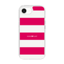 スリムプロテクションケース［ Big Border - Pink ］