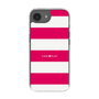 スリムプロテクションケース［ Big Border - Pink ］