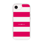 スリムプロテクションケース［ Big Border - Pink ］