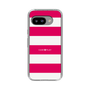 スリムプロテクションケース［ Big Border - Pink ］