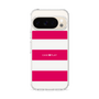 スリムプロテクションケース［ Big Border - Pink ］