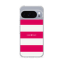 スリムプロテクションケース［ Big Border - Pink ］
