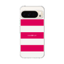 スリムプロテクションケース［ Big Border - Pink ］