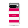 スリムプロテクションケース［ Big Border - Pink ］
