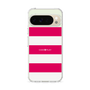 スリムプロテクションケース［ Big Border - Pink ］