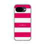 スリムプロテクションケース［ Big Border - Pink ］