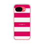 スリムプロテクションケース［ Big Border - Pink ］